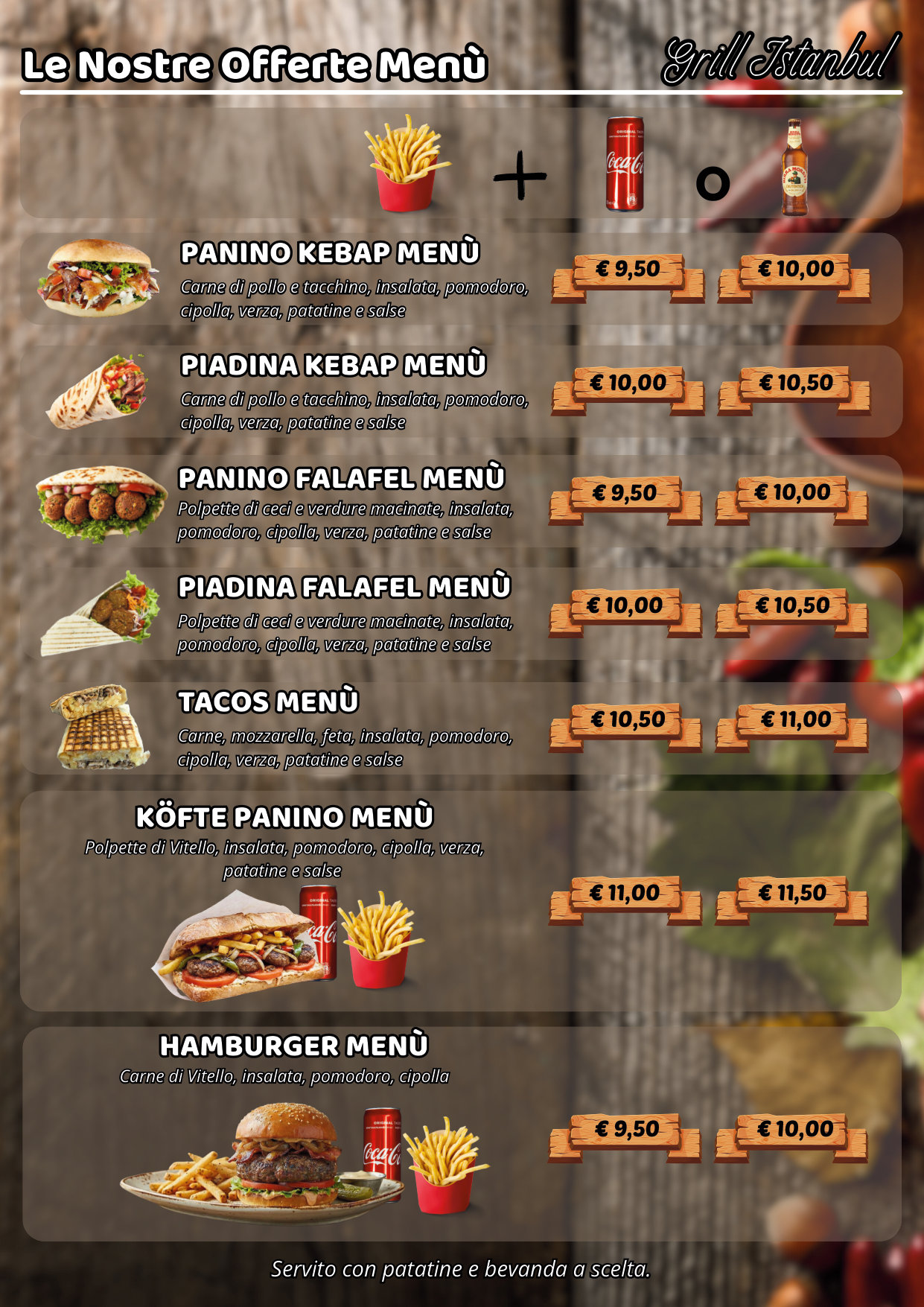Menu — Offerte